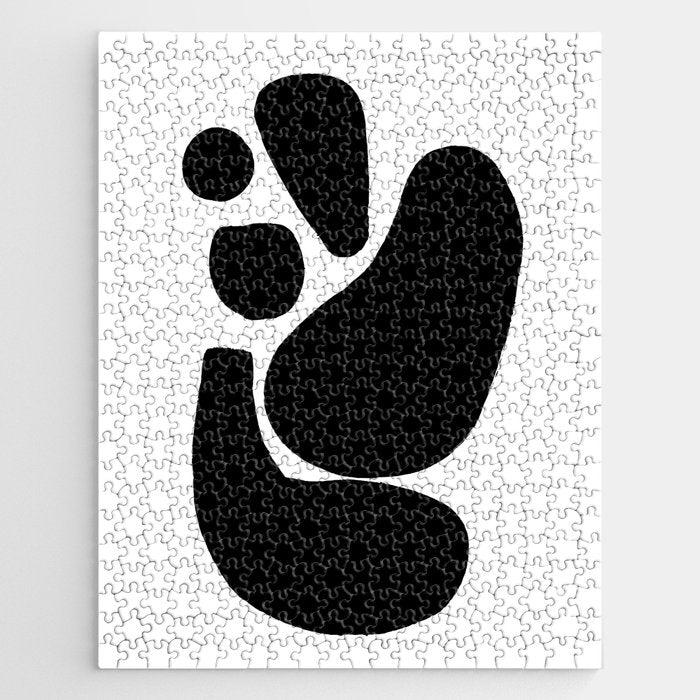 Footprints In Ink White Background Jigsaw Puzzle Gallery Image 1