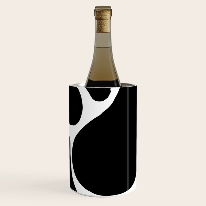 Footprints In Ink White Background Wine Chiller Gallery Image 1