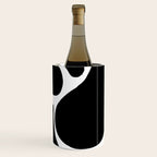 Footprints In Ink White Background Wine Chiller Gallery Image 1
