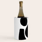 Footprints In Ink White Background Wine Chiller Gallery Image 2