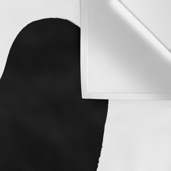 Footprints In Ink White Background Wall Tapestry Gallery Image 3