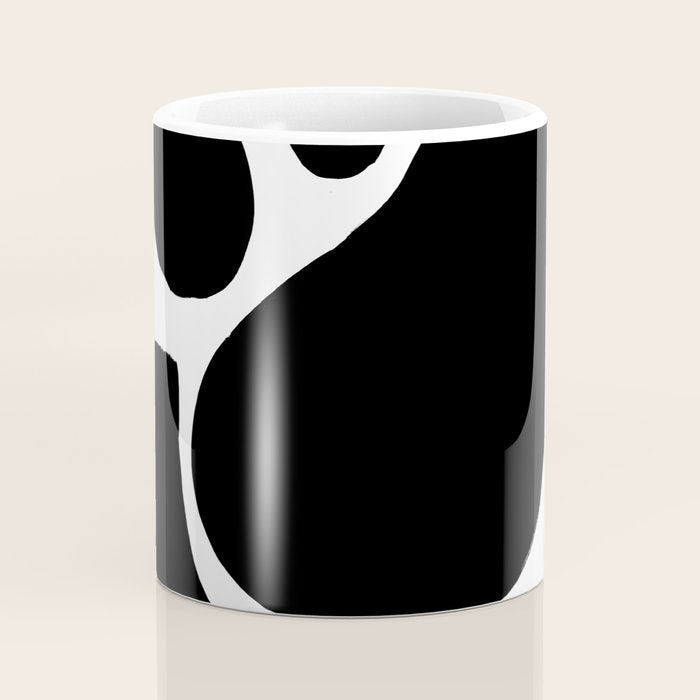 Footprints In Ink White Background Coffee Mug Gallery Image 4