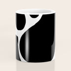 Footprints In Ink White Background Coffee Mug Gallery Image 4