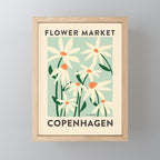 Flower Market Copenhagen - Matisse Inspired Mini Art Print Gallery Image 1