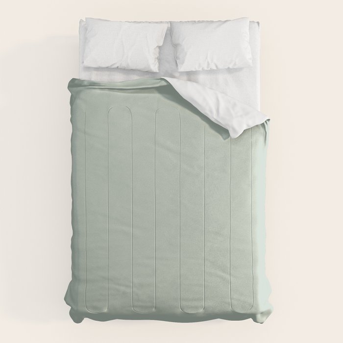 Light Sage Green Solid Comforter Gallery Image 6