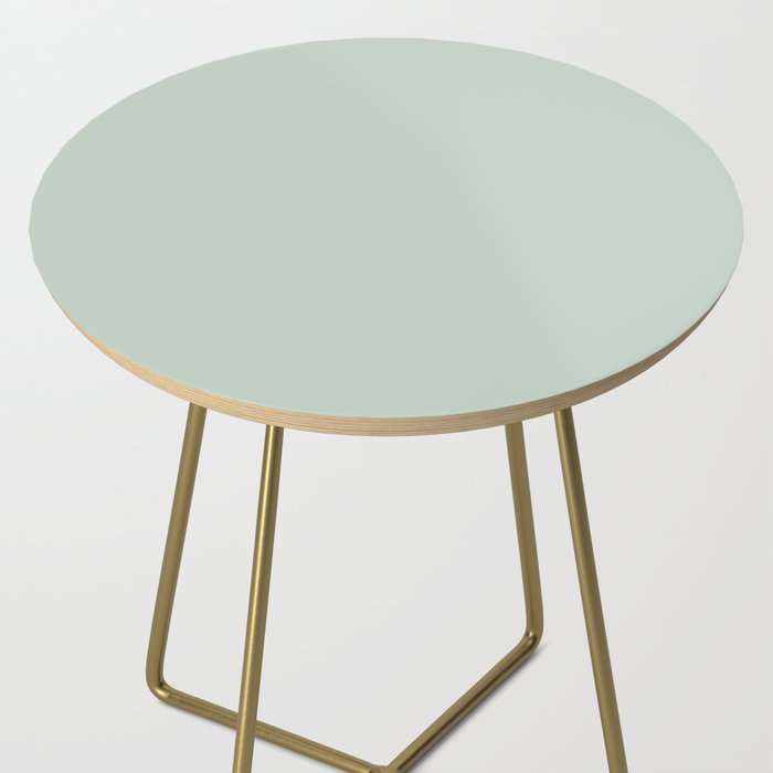 Light Sage Green Solid Side Table Gallery Image 2