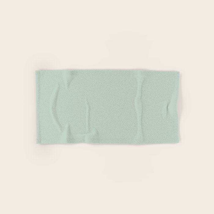 Light Sage Green Solid Bath Towel Gallery Image 1