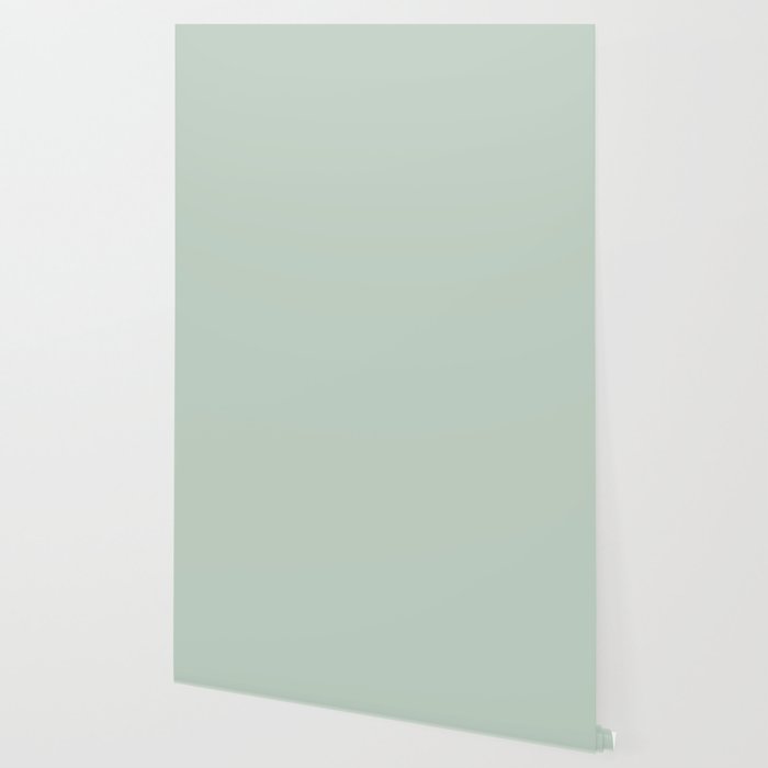 Light Sage Green Solid Wallpaper Gallery Image 2
