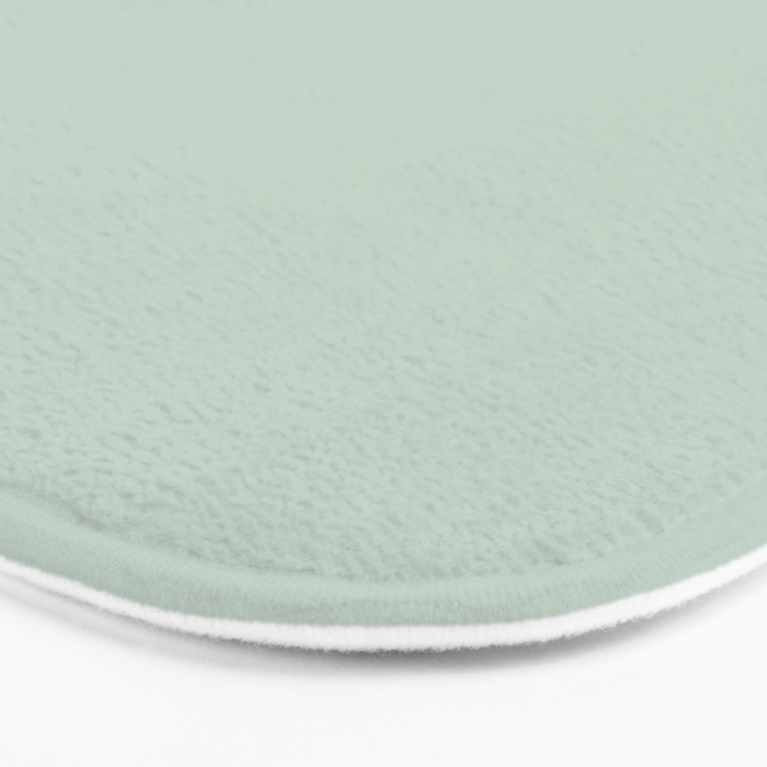 Light Sage Green Solid Bath Mat Gallery Image 3