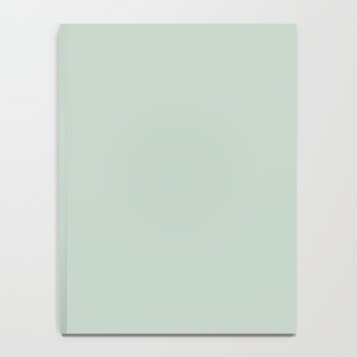 Light Sage Green Solid Notebook Gallery Image 4