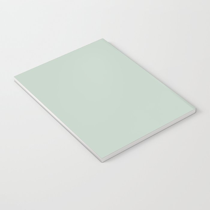 Light Sage Green Solid Notebook Gallery Image 3