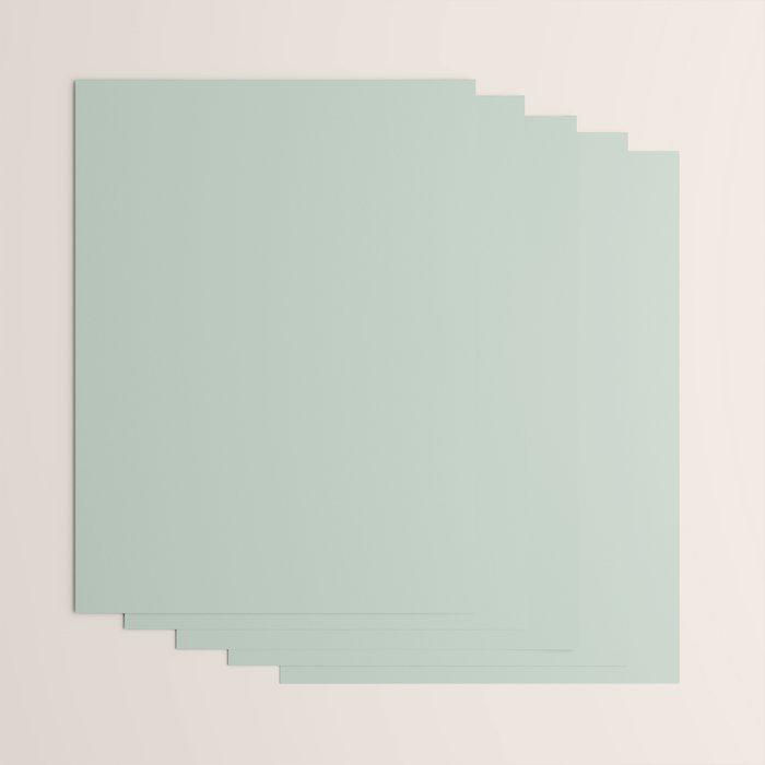 Light Sage Green Solid Wrapping Paper Gallery Image 3