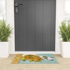 Naughty Llama and The Sunflowers Welcome Mat Gallery Image 3