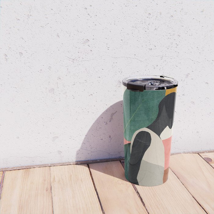 Tropical Girl Travel Mug Gallery Image 4