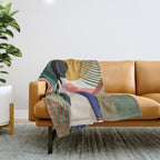 Tropical Girl Throw Blanket Gallery Image 1
