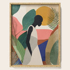 Tropical Girl Serving Tray Gallery Image 1