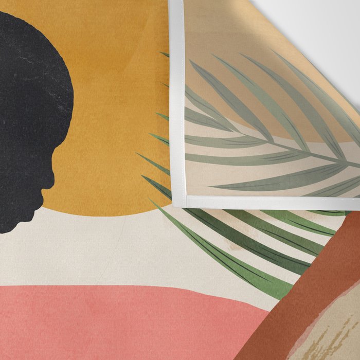 Tropical Girl Wall Tapestry Gallery Image 3