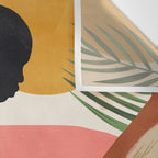 Tropical Girl Wall Tapestry Gallery Image 3