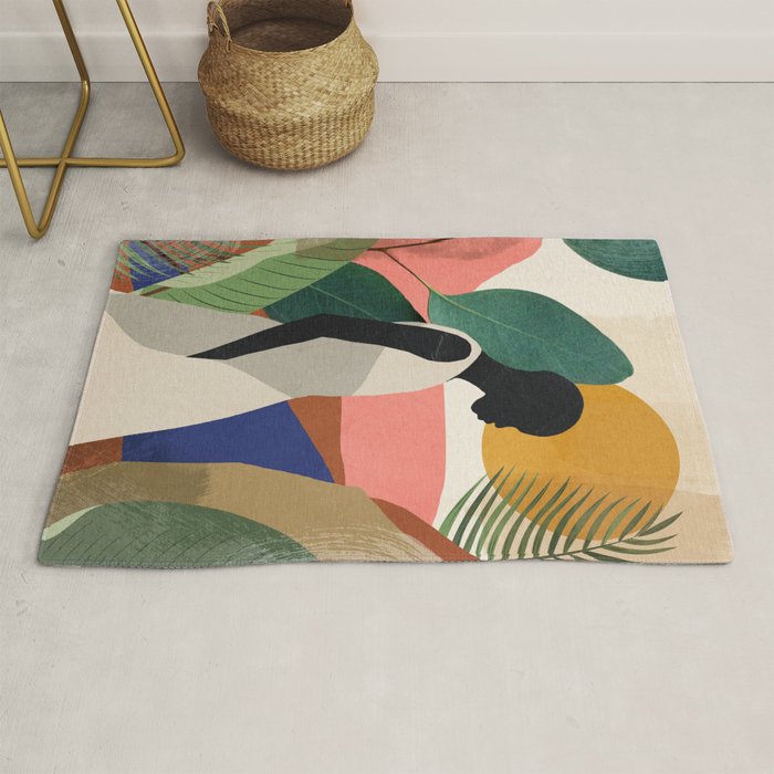 Tropical Girl Rug Gallery Image 1