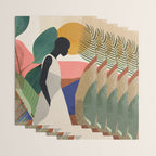 Tropical Girl Wrapping Paper Gallery Image 3