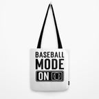 Baseball Mode On Tote Bag Gallery Image 2