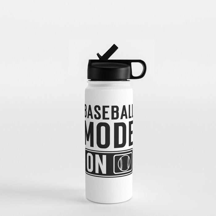 Baseball Mode On Water Bottle