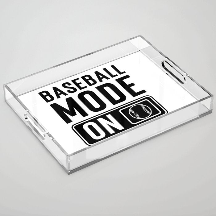 Baseball Mode On Acrylic Tray Gallery Image 1