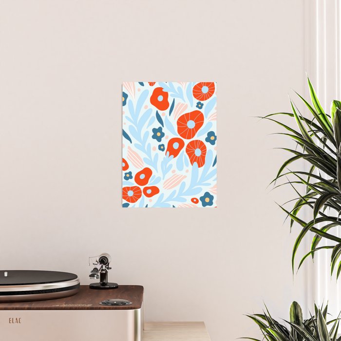 Red flowers Poster Gallery Image 2
