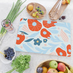 Red flowers Cutting Board Gallery Image 2