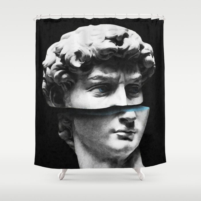Deconstructed David Shower Curtain Gallery Image 1