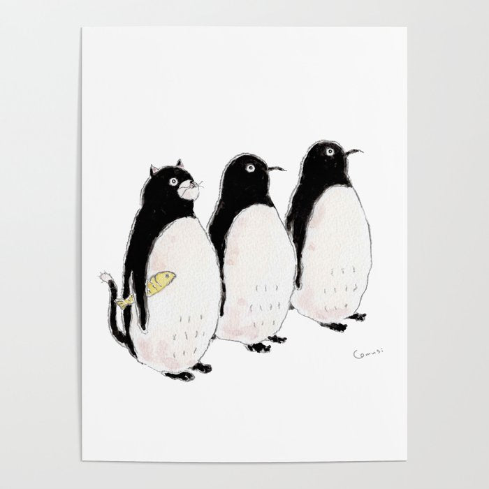 HARAPECO PENGUIN TRIO Poster Gallery Image 4
