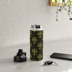 Fleur De Lis In Rich Green Water Bottle Gallery Image 4