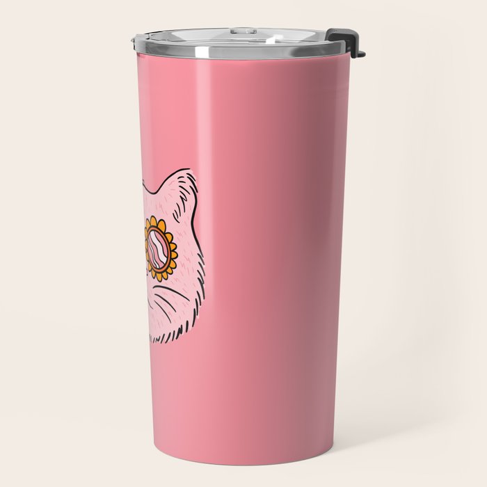 Groovy Cat Travel Mug Gallery Image 2