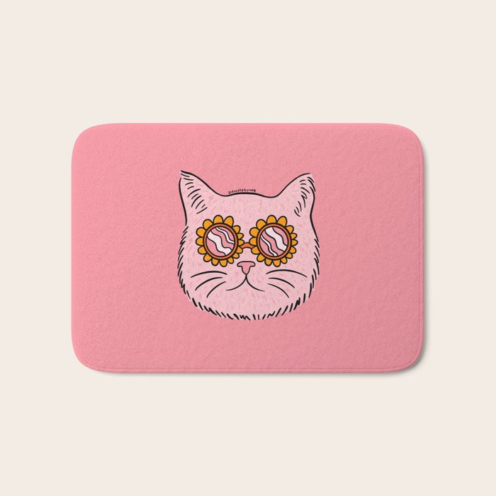 Groovy Cat Bath Mat Gallery Image 1
