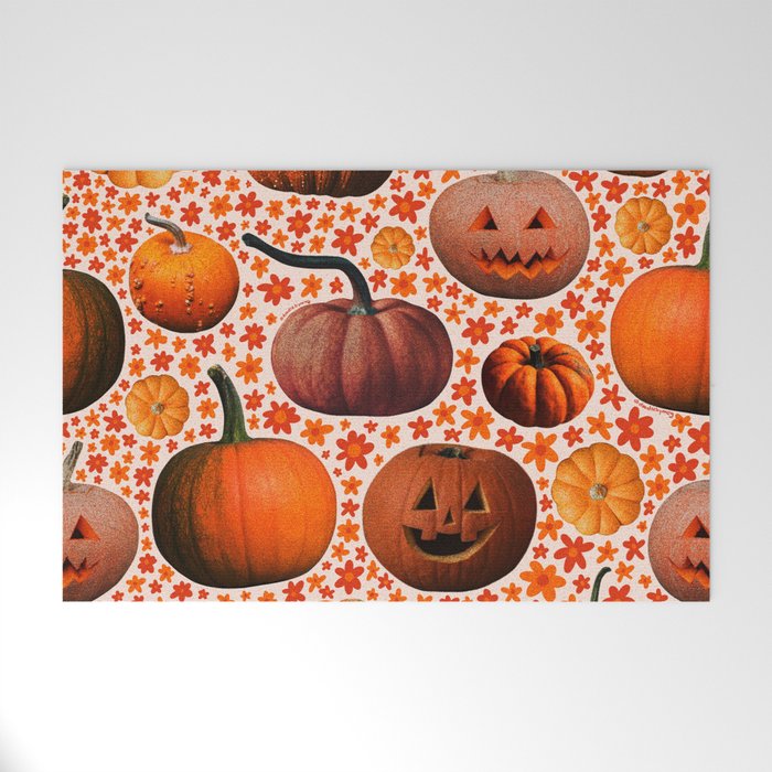 Pumpkin Collage Welcome Mat Gallery Image 1