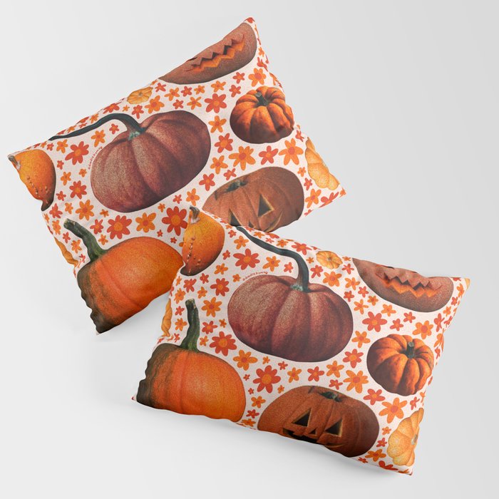Pumpkin Collage Pillow Sham Gallery Image 1