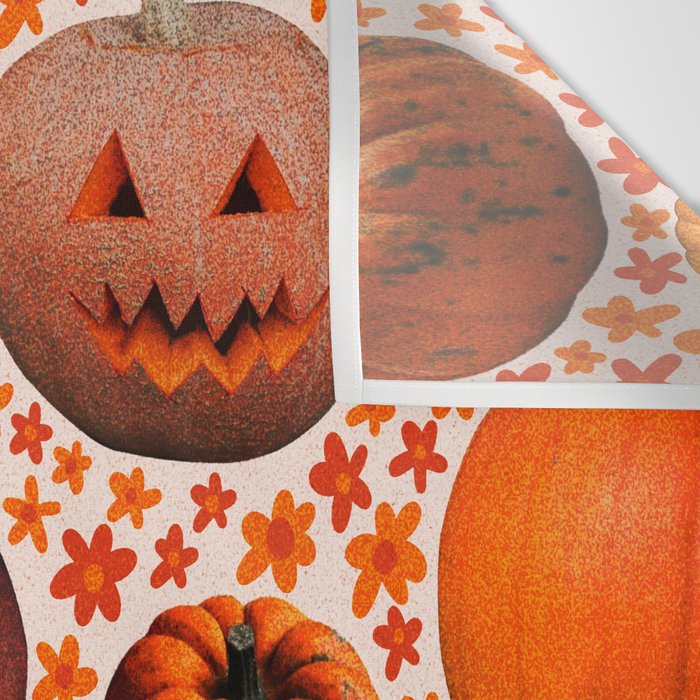 Pumpkin Collage Wall Tapestry Gallery Image 3