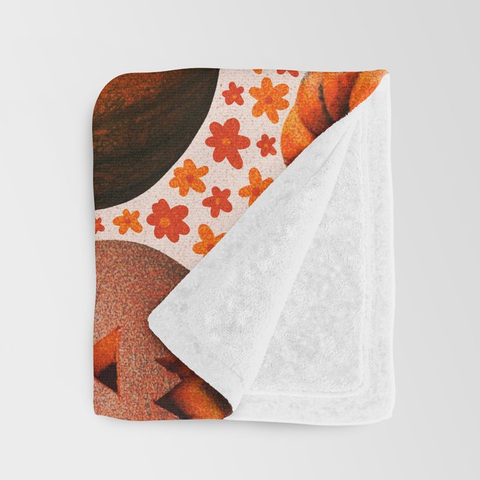 Pumpkin Collage Throw Blanket Gallery Image 3