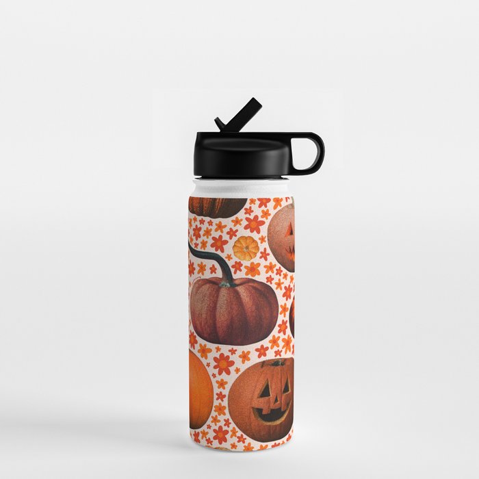 Pumpkin Collage Water Bottle Gallery Image 1