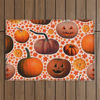 Pumpkin Collage Outdoor Rug Gallery Image 1