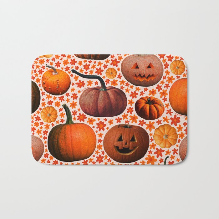 Pumpkin Collage Bath Mat Gallery Image 1