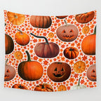 Pumpkin Collage Wall Tapestry Gallery Image 4