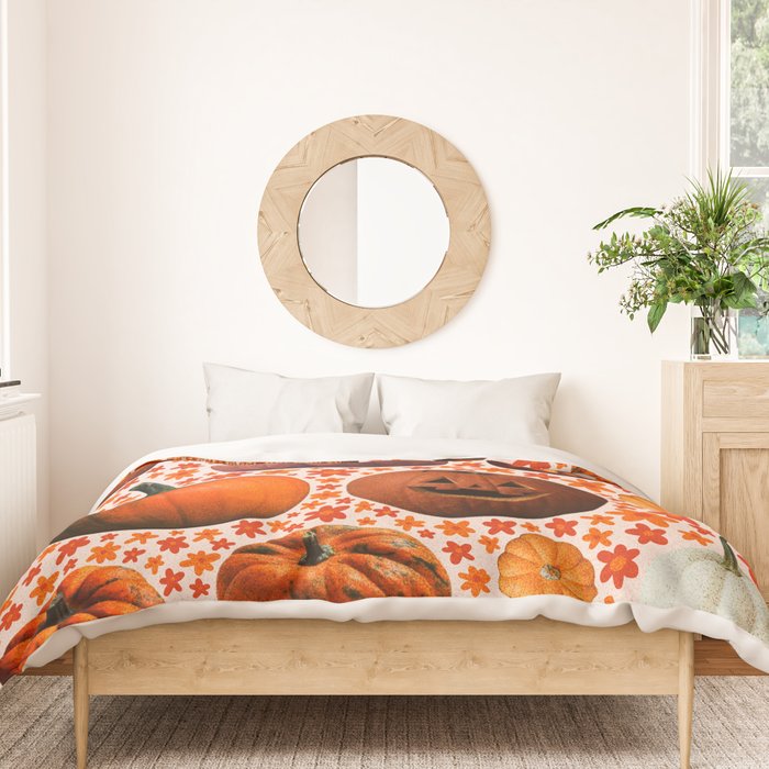 Pumpkin Collage Duvet Cover Gallery Image 3