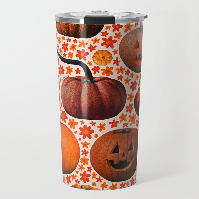 Pumpkin Collage Travel Mug Gallery Image 1