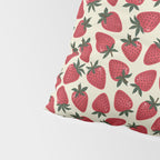 Hand Drawn Vintage Strawberry Pattern Pillow Sham Gallery Image 4