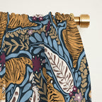 Exotic Tiger Oasis Dark Window Curtain Gallery Image 2