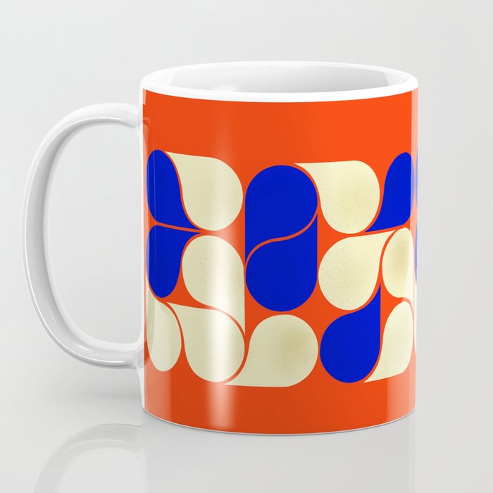 Mid-century geometric shapes-no10 Coffee Mug Gallery Image 3
