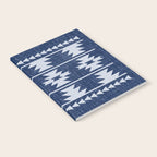 Southwestern Pattern 128 Indigo Blue Notebook Gallery Image 2