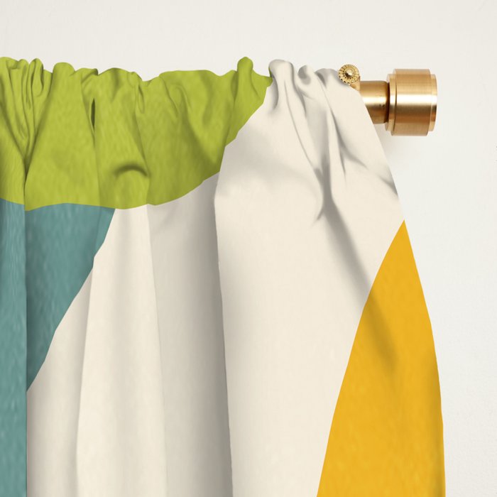 Modern Abstract Art 83 Window Curtain Gallery Image 2