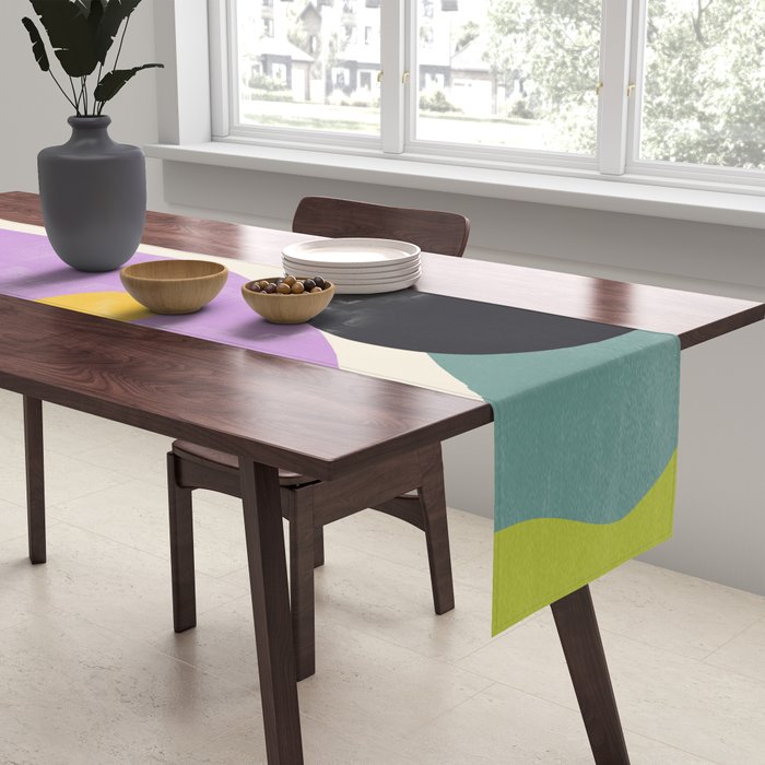 Modern Abstract Art 83 Table Runner Gallery Image 2